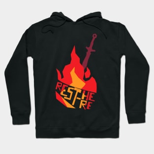 Rest Here Bonfire Firelink Hoodie